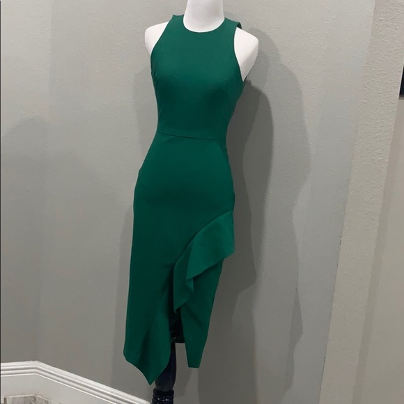 cinq a sept green dress